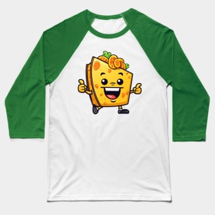 kawaii Taco cehees T-Shirt cute potatofood funny Baseball T-Shirt